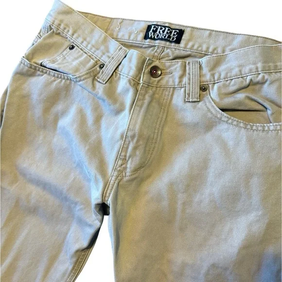 Free World Men’s Pants (Size 31 - Used - Good Condition) 🤙🏼 - Picture 4 of 6